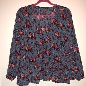 floral blouse
